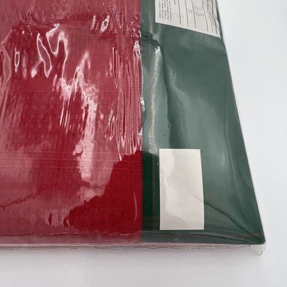 New - Tobin Home Fashions Holiday Fabric Tablecloth 60 x 102” Oval - Picture 10 of 16